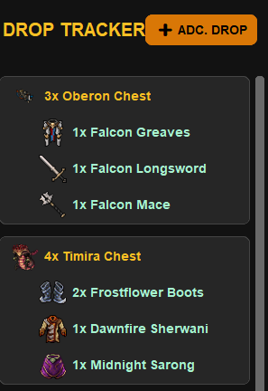 Drop Tracker